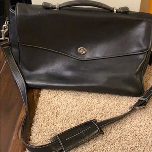 Coach leather briefcase
